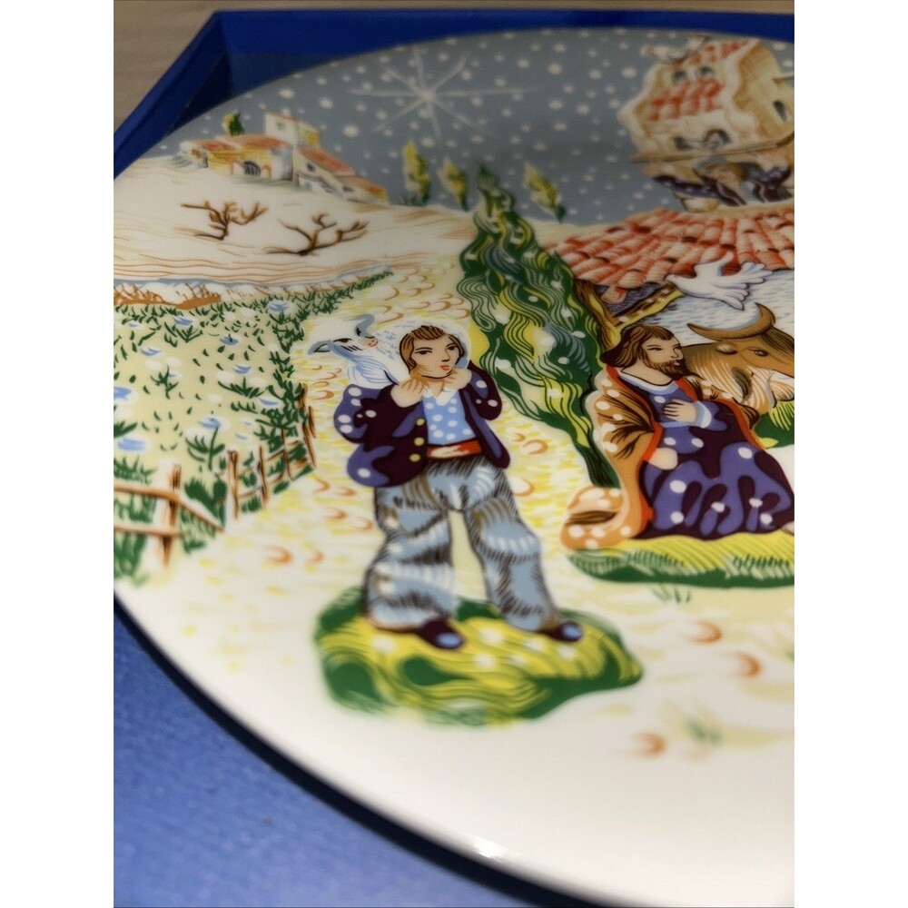 Royal Limoges "The Nativity" 1972 Collectors Plate COA Booklet